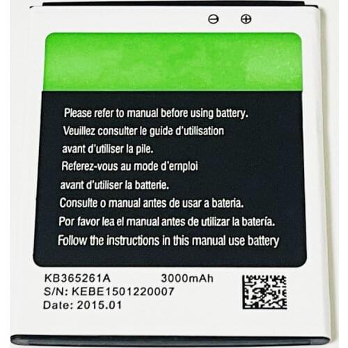3.7V 3000mAh KB365261A For X-BO V3 V3+ V3Plus Battery