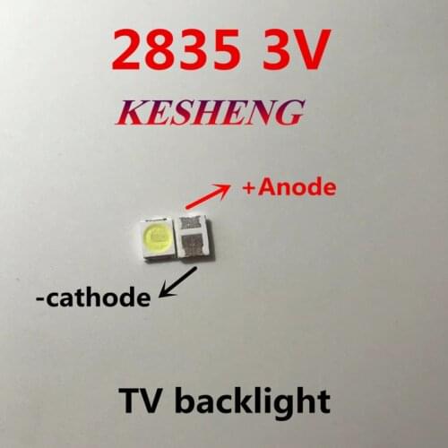 4000PCS/HONGLI TRONIC DOUBLE CHIPS LED Backlight 1210 3528 2835 1W 3V 100LM Cool white LCD Backlight for TV TV Application