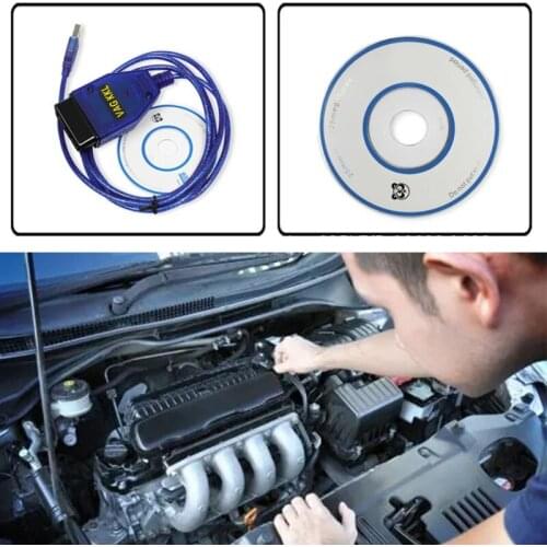 OBD2 Diagnostic Cable Connector Scanner Adapter OBD2 USB Cable VAG409.1 Scanner Tool Kit Diagnostic Tool 12V