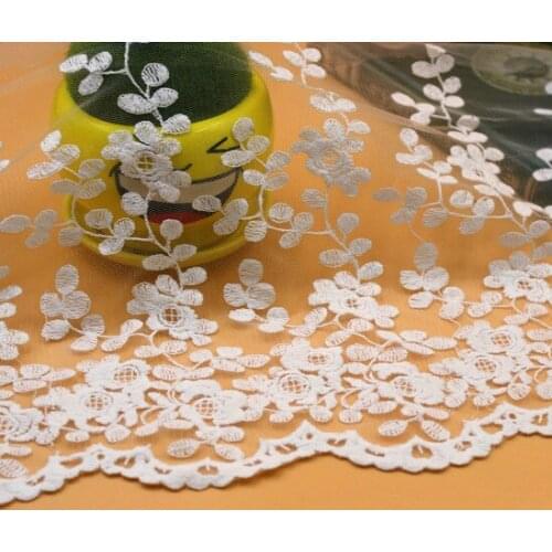 Free shipping Lace Clothing Home Textile Accessories Mesh Embroidery Width 26.5 cm