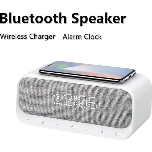 Wireless Charger Bluetooth Speaker FM Radio Pride Speakers With Subwoofer Multi in One for Laptop The Alarm Clock Function APP