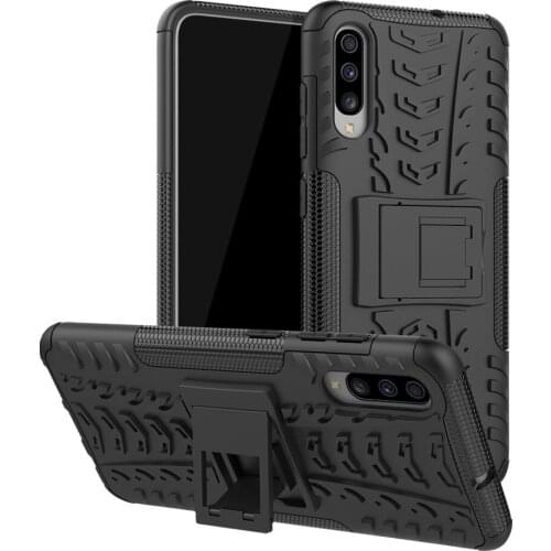 For Samsung Galaxy A70 A70S Case Luxury PC + TPU Cover Stand Armor Shockproof Case For Samsung A70 A70S A 70 Full Phone Cases