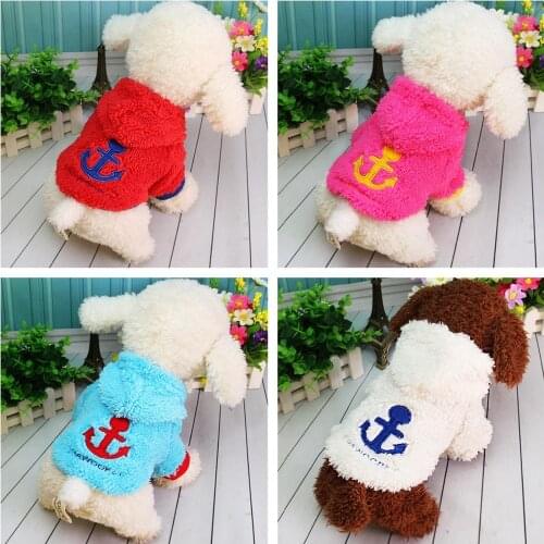 Fleece Dog Clothes Soft Pet Clothing For Dogs Coat Jackets Prints Dog Costume Pet Overalls For Dogs Hoodie Puppy Cat Clothes