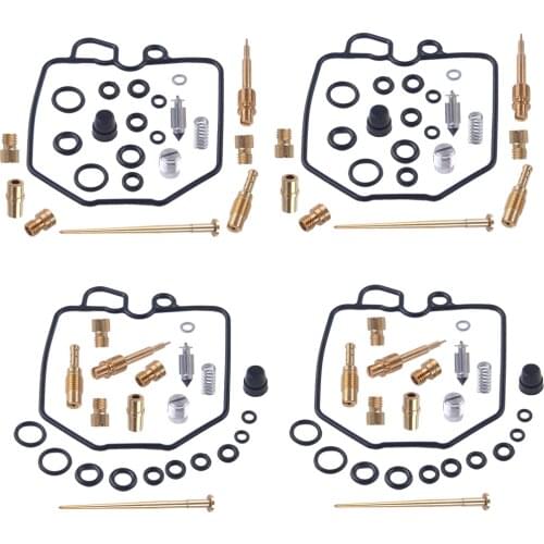 DWCX 4 Sets Motorcycle Carburetor Carb Repair Rebuild Kit Fit for Honda CB750 CB750C CB750K CB750SC 1980 1981 1982 1983