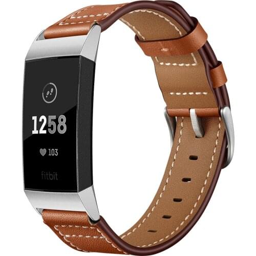 Leather strap For Fitbit Charge 4 band replacement Charge 3 SmartWatch wrist Watchband correa bracelet watch band Accessories