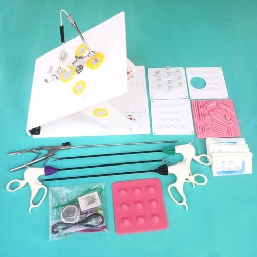 Laparoscopic Simulator Instruments Training Box Teaching Tor Surgical Students Doctors Nurse Equipment Needle Holder Tools