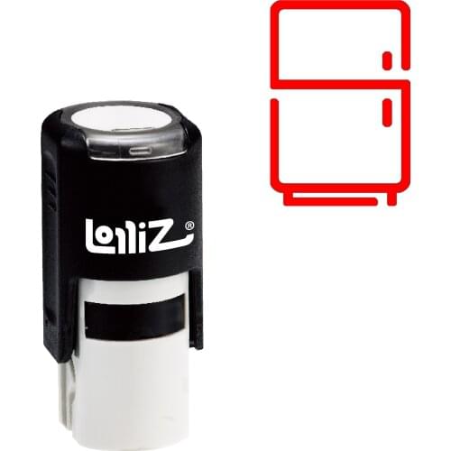 LolliZ Fridge Self-Inking Rubber Stamp - Modern Symbol Series