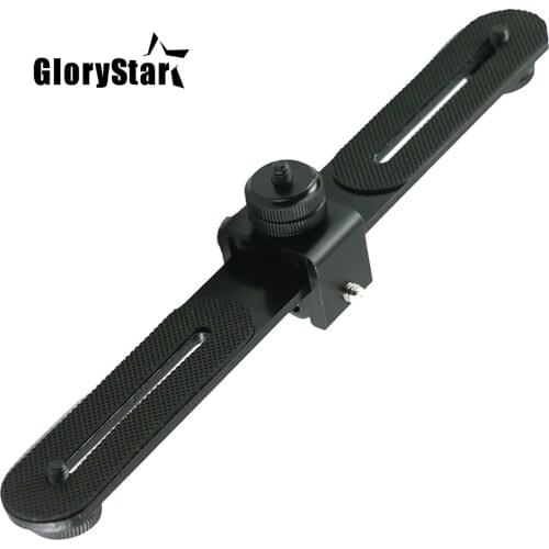 Multi-function Mobile Phone Stand 1/4 Tripod Mount 3-Position Bracket for Clip Video Live Selfie Stick Smartphone Camera Monopod