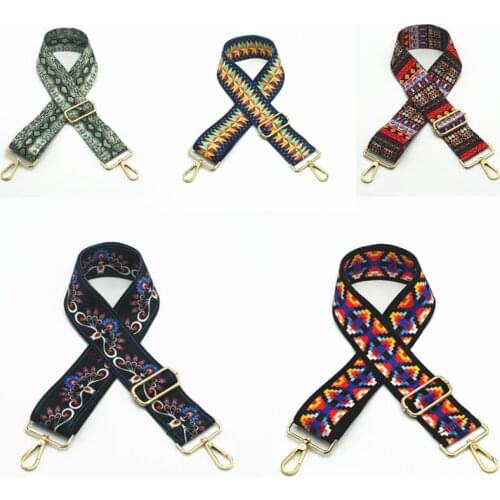 Fashion Nylon Casual Bag Straps For Women Adjustable Shoulder Messenger Replacement Wide Shoulder Handbag Decorative Bag Belt