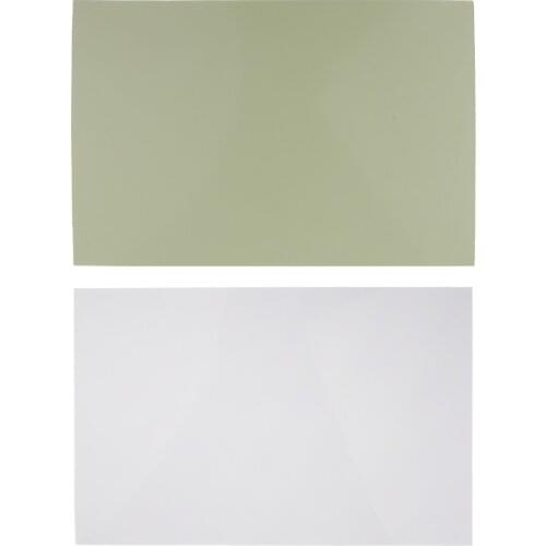 Unfinished Plastic 3-Ply Guitars Bass Pickguard Material Scratch Plate Blank Sheet