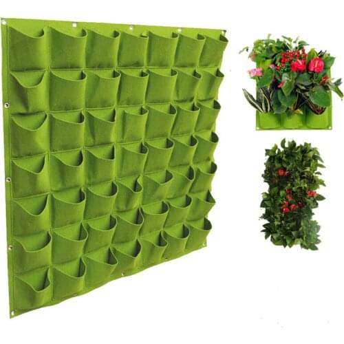 New Promotions Wall-Mounted Non-Woven Felt Plant Bag Planting Bag Wall Greening Plant Cultivation Bag Gardening Bag Growth Bag