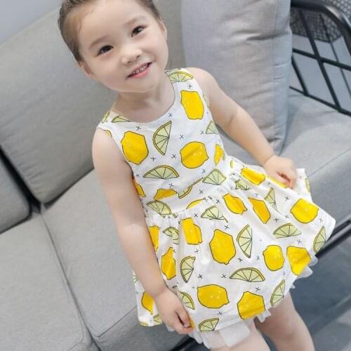 2018 new spring autumn/winter/summer Girls Kids Boys Cartoon fruit print suit comfortable cute baby Clothes Children Clothing
