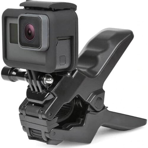 VODOOL Portable Jaws Flexible Clamp 4K Sports Camera Clamp Mount Clips for GoPro Hero 1 2 3 3+ 4 Action Camera Accessory