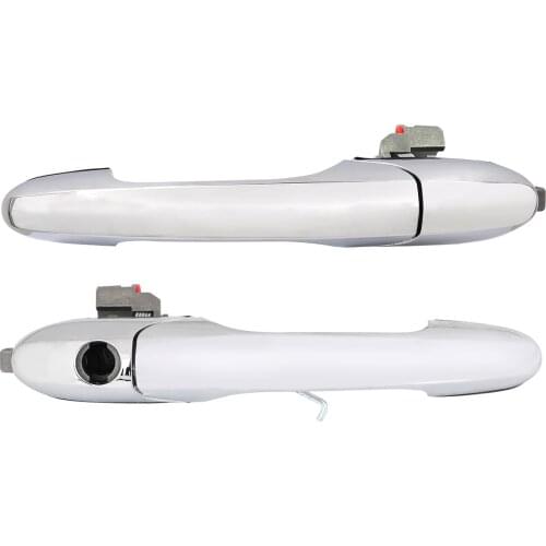 Artudatech 735592026 735592012 Left / Right Side Chrome Outer Door Handle 35592026 735592012 Fits For Fiat 500 Offside