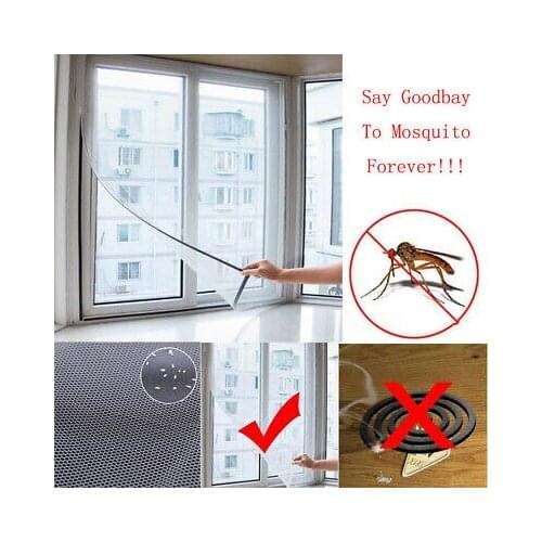 Removable Large Window Screen Mesh Net Insect Fly Bug Mosquito Moth Door Net 1PC
