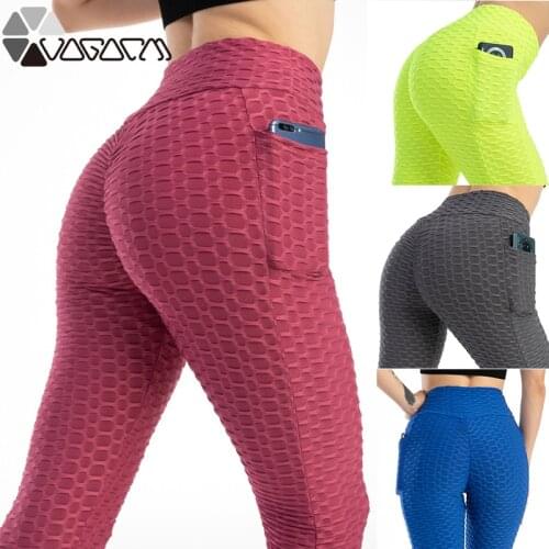 Yoga Pants Seamless Leggings Bubble High Waist Sport Leggins Womens High Strech Pantalones Slim Hips Legins Gym Wear Sportswear