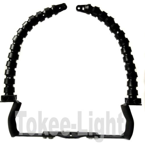 Tokee Housing Underwater Diving Double 410mm 16" Flex Arm System - Base Tray with Double Handle