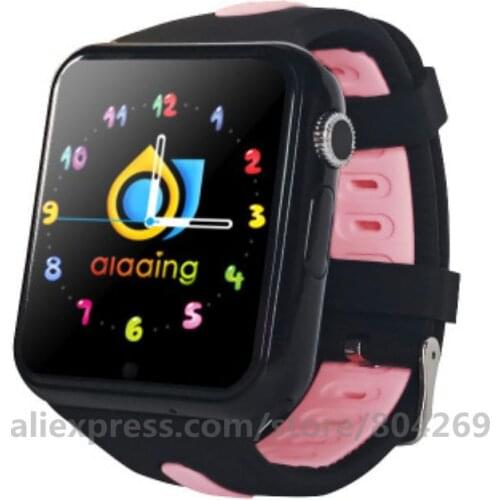 Remote Camera Smart Safe GPS LBS Tracker Location Finder SOS Call Anti-Lost Monitor V5K Watch Wristwatch For Kids Student