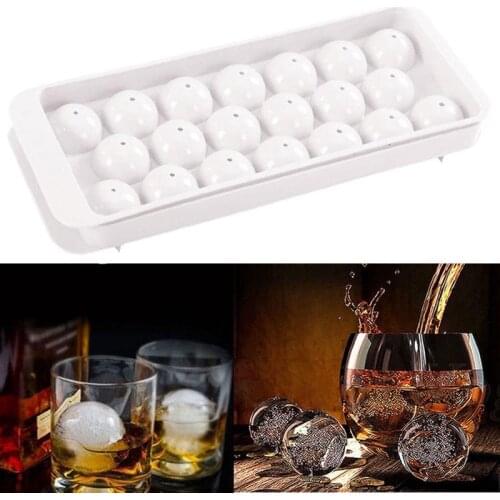 1 PCS 20 Hole Spherical Ice Grid Silicone Ice Ball Small Tray Round Silicone Mould Hockey Cube Ball Crystal Creative Mold I B5J6