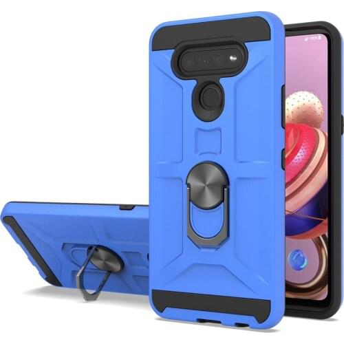 15 pcs TPU+PC Magnetic Ring Shockproof Armor Hybrid phone Case For LG K51 K50 K50S K40S Stylo 5 Stylo 6 V50 V50 ThinQ