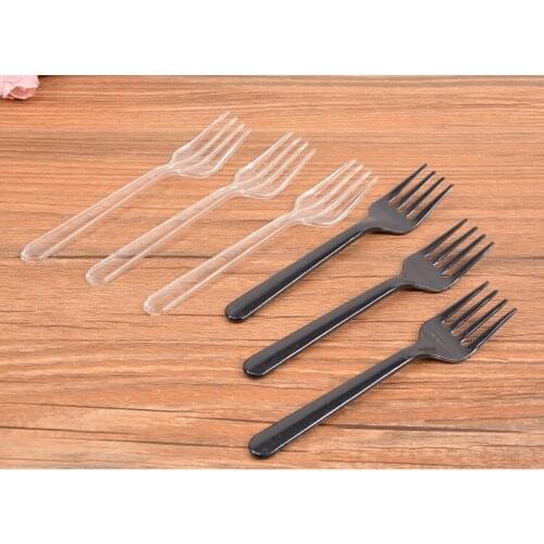 20pcs 11.5cm Disposable Plastic Fork