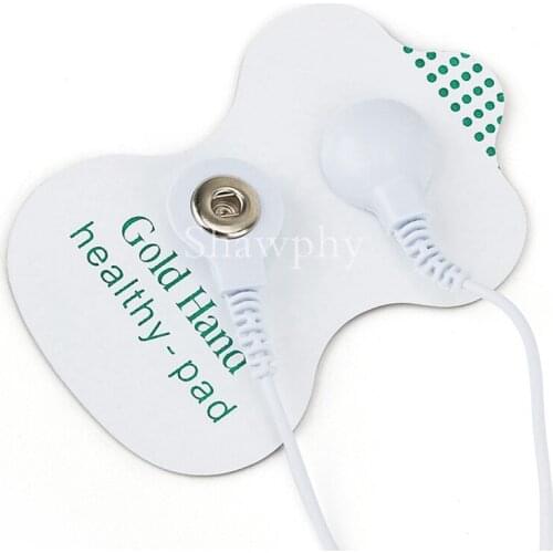 50pcs/lot conduct electricity to stick Electrode Pads for Tens Acupuncture Therapy Machine Healthy pad Patch Replacement