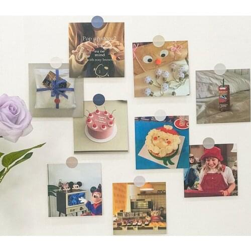 9 Sheets Ins Retro Cards Graph Bedroom Wall Decoration Poster Kawaii Stationery Photo Props Decorative Sticker Gift