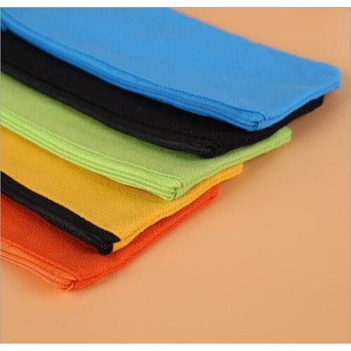 Hot sell Lady Cosmetic Brush Bag New Canvas Zipper Pencil Case School Office Supplies High Quality