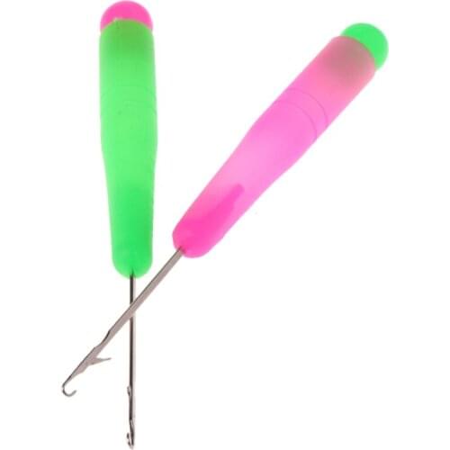 Hair Extension Needle Crochet Hook Braid Tie Weaving Knitting Pulling Wig Tools