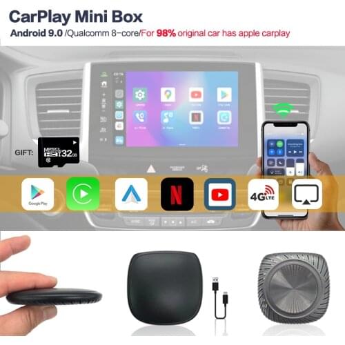 Carplay ApplePie Android Box For Apple Carplay Ai Box Universal QM8888 4+64G Android Auto Box For Benz Audi Kia Nissan Hyundai