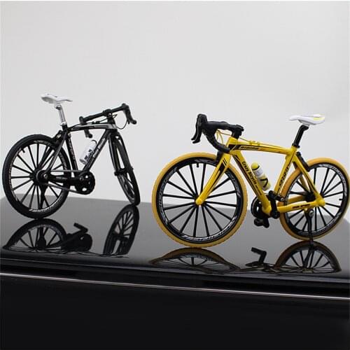 Mini Model 1:10 Finger Mountain bike Alloy Bicycle Diecast Racing Metal Accessories Toy Simulation Collection Toys for children