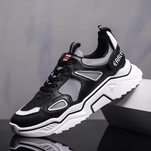 2019 Male Lace-up Men Sneakers High Quality Man Non Slip Comfortable Casual Shoes Sneakers Outdoor Walking Shoes T3-60