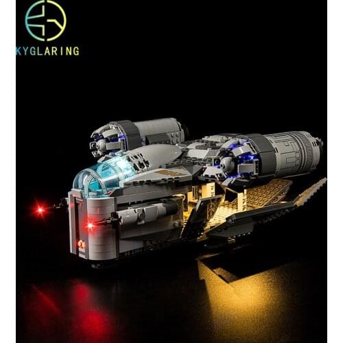 Kyglaring Led Lighting Set DIY Toys for 75292 Star Razor Crest Building Blocks Wars
