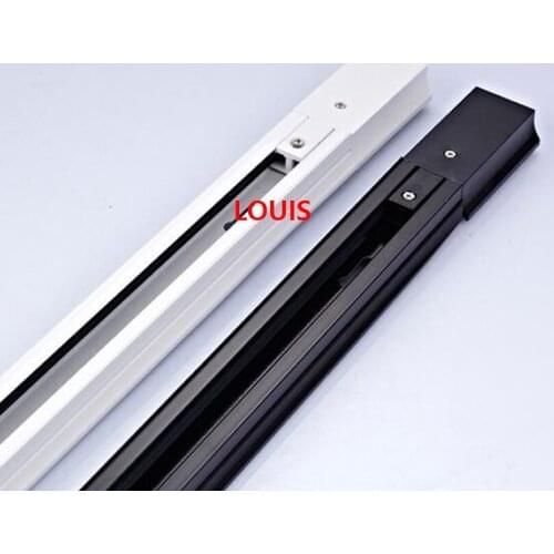 1m LED Track Light Rail 3 Wire aluminum Track Fixture Rail For Track Lights Universal Rails Track Lamp Rail