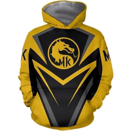 New Mortal Kombat 11 3D hoodie Men Women Fall Winter hot game Casual Fashion hoodies sweatshirts anime streetwear Plus Size 6xl