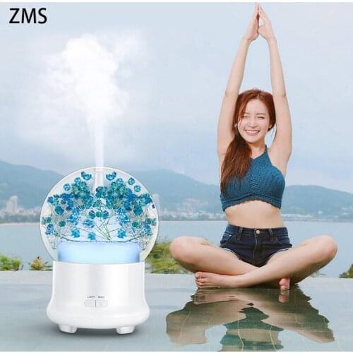 Ultrasonic Air Humidifier USB Aromatherapy Aromatherapy Oil Mist Car Air Freshener Purifier Color LED Night Light