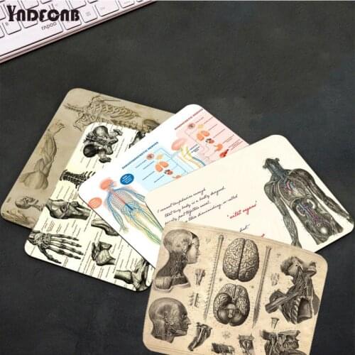 YNDFCNB Anime medicine anatomy gamer play mats Mousepad for CS GO/LOL Smooth Writing Pad Desktops Mate gaming mouse pad