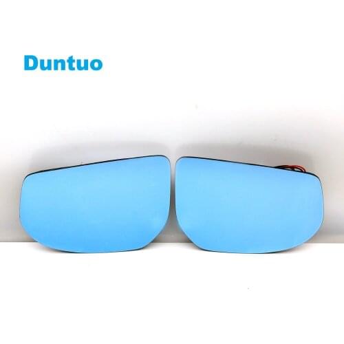 Blue Mirror Rearview Mirror Glare Proof Mirror Turn Signal Lamp Heated Rearview Mirror For Cadillac XTS