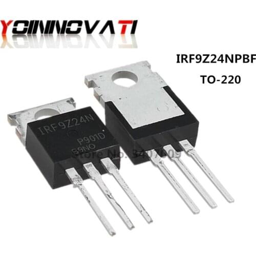 10PCS IRF9Z24NPBF IRF9Z24N F9Z24N TO-220 P channel 12A 55V welder common FET new and original