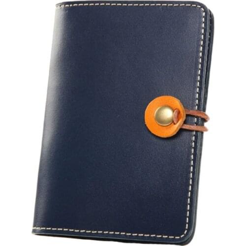 12PCS / LOT Handwork Vintage Genuine leather Passport Holder Credit Card Passport Wallet