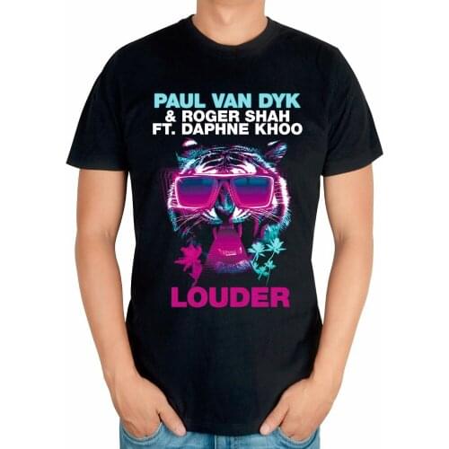 3 kinds High Quality Cute Music Tiger Paul van Dyk Dubstep DJ print big&tall camisetas hombre Ropa Mujer