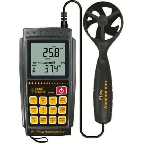 Anemometer Wind Speed Gauge Wind Speed Measuring Range 0.3~45 m/s Air Flow Tester