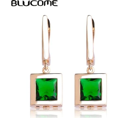 Blucome Women's Gold Earrings
