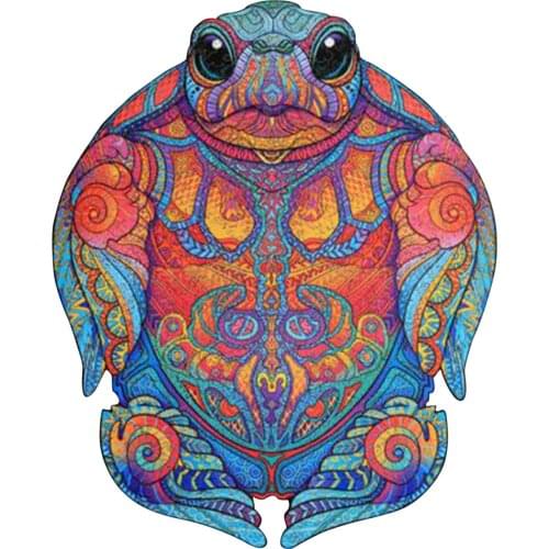 Turtle 3d Irregular Puzzle Wooden Puzzle Adult Children Educational Holiday Gift Dinosaur Irregular Puzzle Paper Dropshipping #L