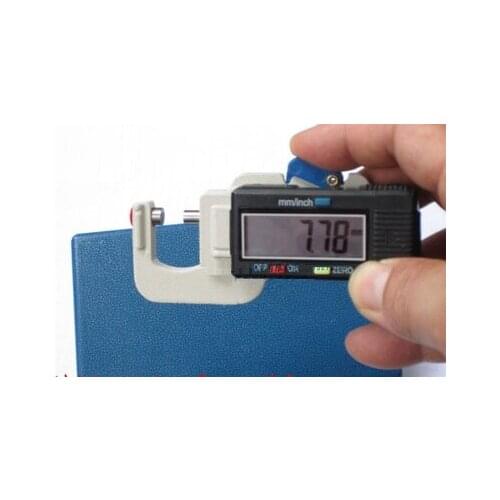 0-25.4MM digital displaying paper thickness gauge compass calibrator cloth thickness meter film dial