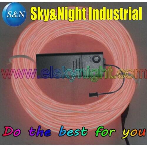 Electroluminecent Wire/Neon EL Wire 3M(1.4mm)+3V Inverter-Orange +Free Shipping