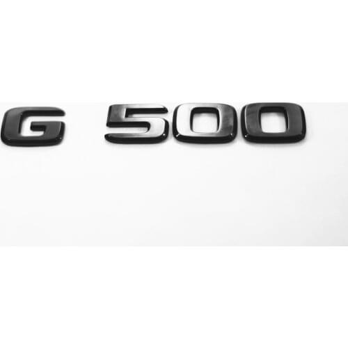 Emblem Badge Decal Trunk Rear ABS for Mercedes Benz G500 G400 G350 G500d G350d G400d G65 Black Car Sticker Exterior Decoration