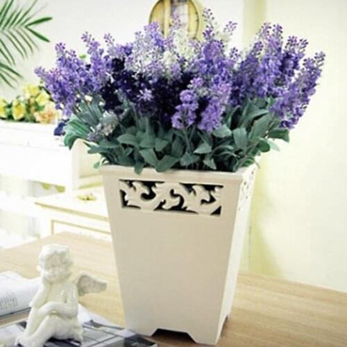 Artificial Lavender Silk Flower Bouquet Wedding Home Party DIY Decor 10 Heads Flower For Home Flower Wedding Decoration