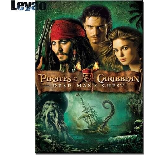 Movie posters- Pirates Of The Caribbean Diamond Painting 5d Diamond Embroidery Picture Of Rhinestones Home Decor Cross Stitch