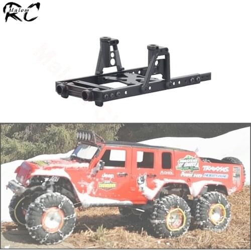 Metal Chassis Frame Kit Extended Rails Shock Towers 4x4 Upgrade to SCX10 6x6 for 1/10 RC Crawler Axial SCX10 90027 Modified Part